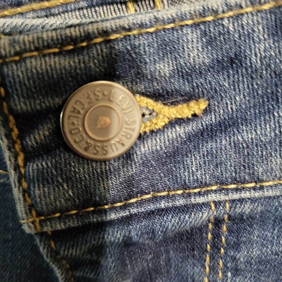 WOMANS LEVIS 712 SLIM JEANS SZ 29 - Picture 4 of 9
